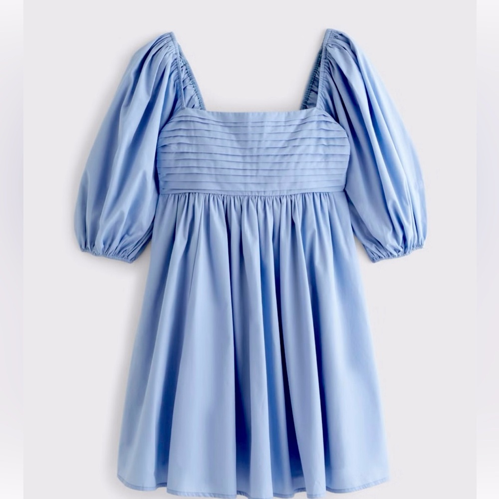 A&F Emerson Poplin Puff Sleeve Dress